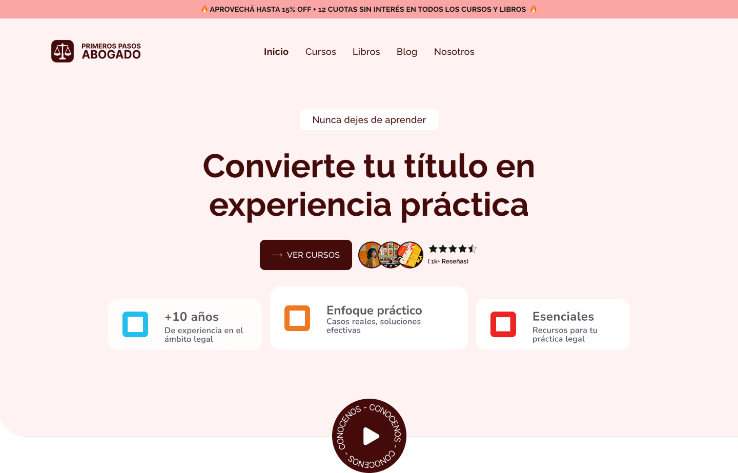 Primeros Pasos Abogado